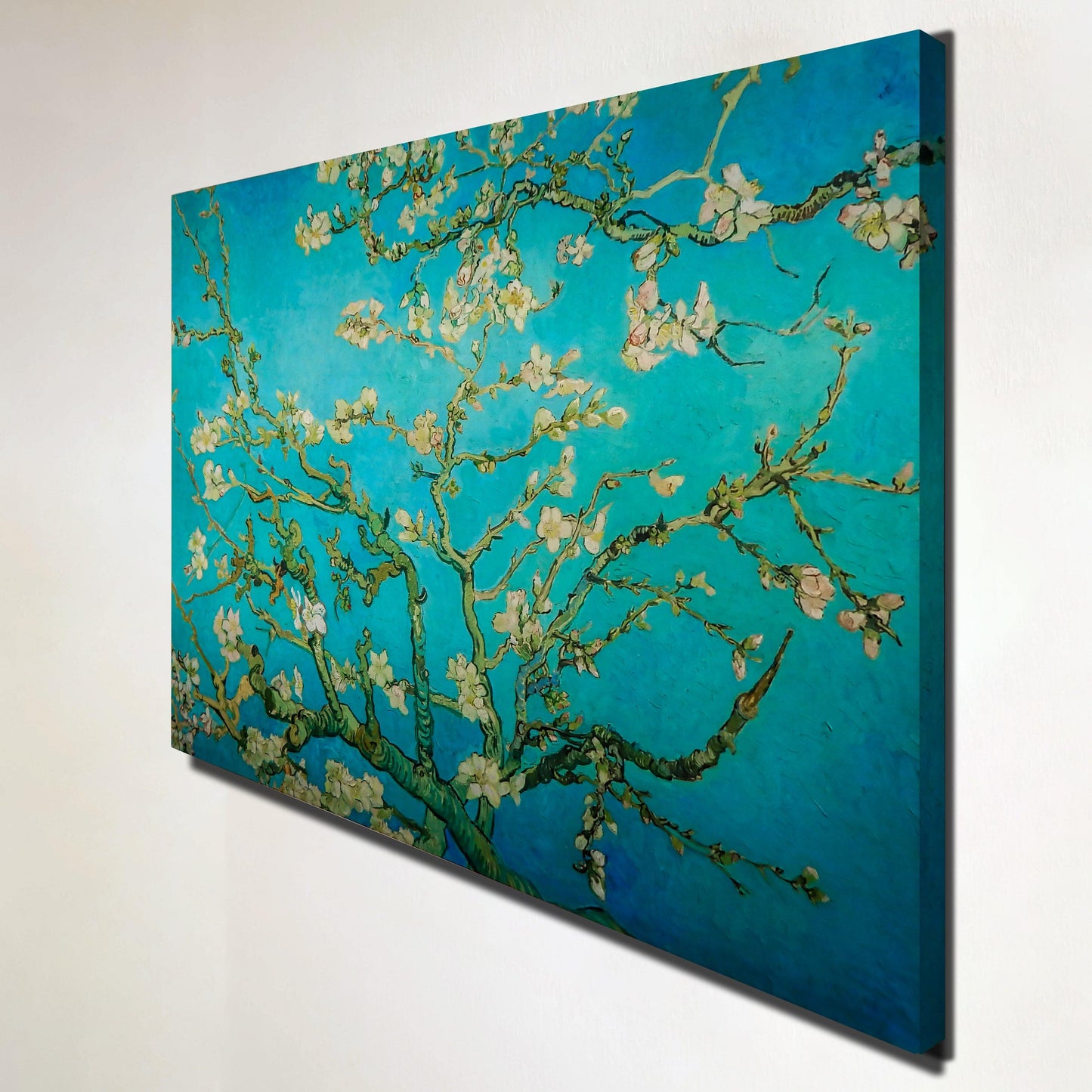 Rechterzijde Amandelbloesem van Gogh akoestisch kunstpaneeel