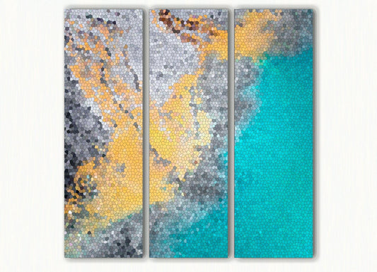 Abstract design akoestisch drieluik