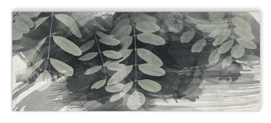 Akoestisch kunstpaneel met boomstructuur