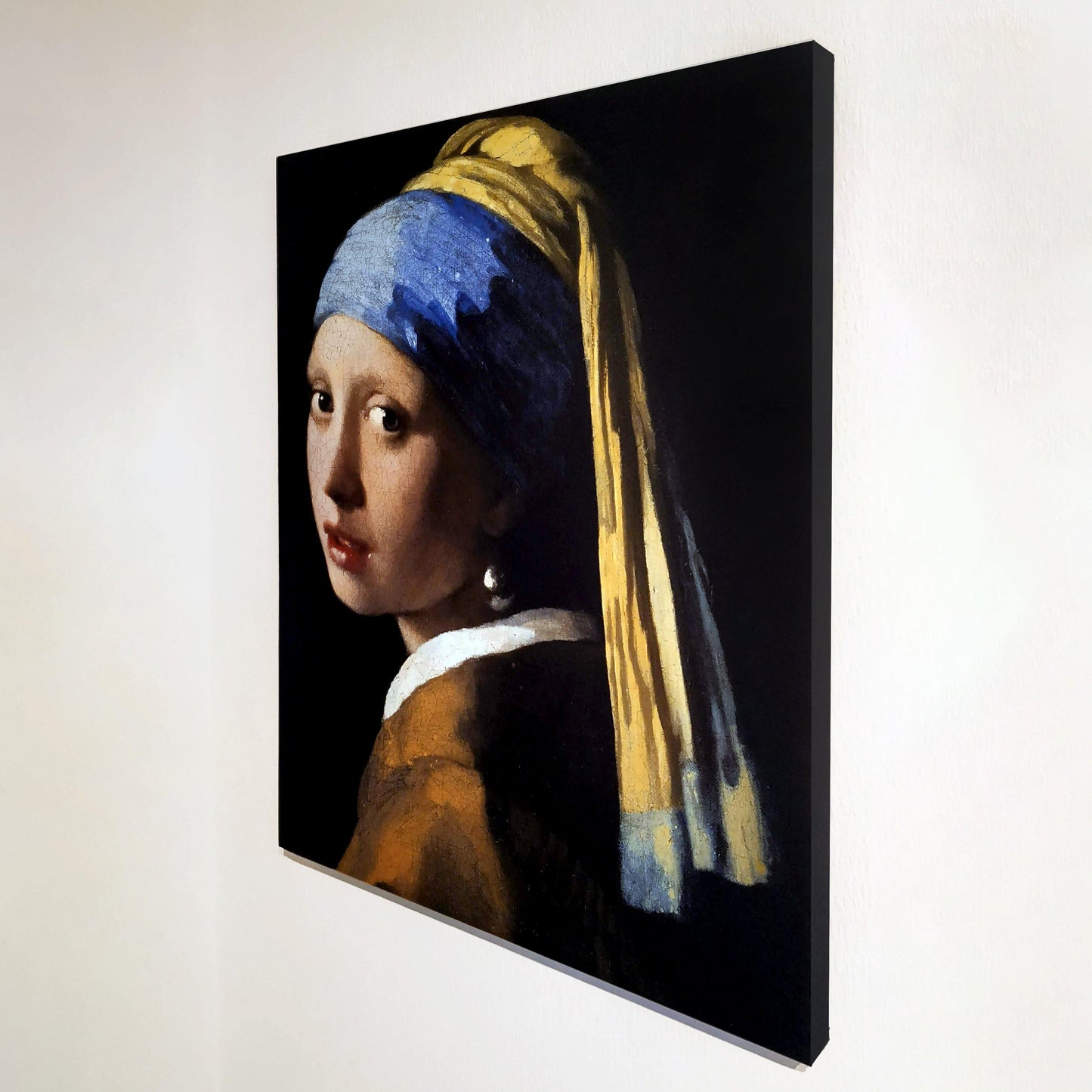 Rechterzijde akoestisch kunstpaneel Meisje met de Parel Vermeer